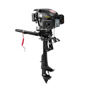 HANGKAI 6HP 4Stroke Outboard Motor Boat Engine w/Air Cooling System 2500RPM